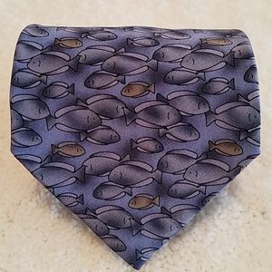 Ties to Nature 100% Silk Fish Necktie